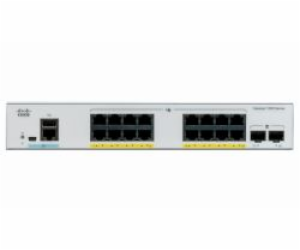 Catalyst C1000-16FP-2G-L, 16x 10/100/1000 Ethernet PoE+ p...