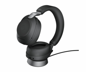 Jabra Evolve2 85/Stereo/ANC/BT/Bezdrát/MS/Stand/Černá