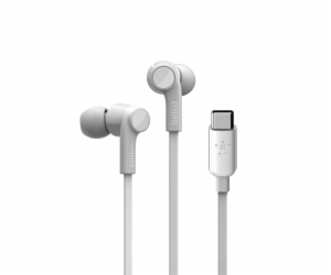 Belkin Rockstar USB-C konektor sluchátka bílá