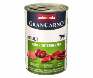 Animonda GRANCARNO Adult - hovězí, kachní srdce 400g