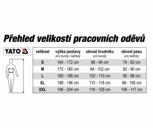 Kalhoty Yato Work velikost M (YT-8026)