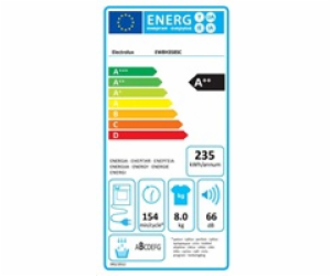 ELECTROLUX Sušička bielizne EW8H358SC biela