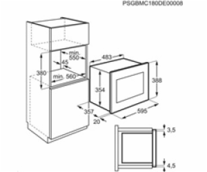 Electrolux LMS4253TMX Vestavěné Kombinovaná mikrovlnná tr...