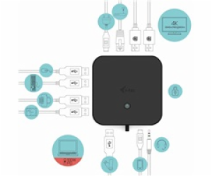 i-Tec USB-C Dual Display Docking Station with Power Deliv...