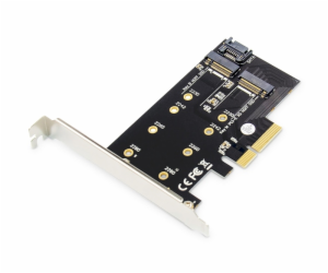 Digitus PCIe 3.0 x4 - M.2 PCIe + M.2 SATA (DS-33170) kont...