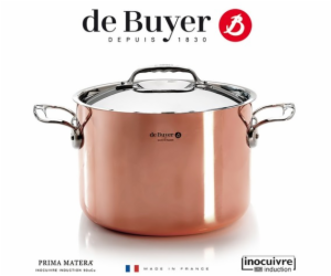 De Buyer Prima Matera Saucepot copper/steel high 24cm ind...