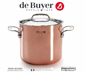 De Buyer Prima Matera Saucepot copper/steel extra high 20...