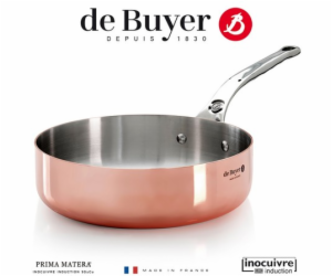 De Buyer Prima Matera Sauté Pánev měď/ocel 24cm rovná ind.