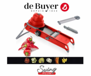 De Buyer Mandoline Swing Plus cervena