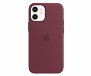 iPhone 12 mini Silicone Case with MagSafe Plum/SK