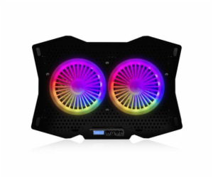 Modecom MC-CF18 RGB chladící podložka pro notebooky do ve...