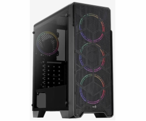 Aerocool Ore Tempered Glass skříň MLG, Mid tower, 2x USB ...