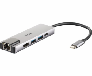 DUB-M520 USB-C hub s Ethernetem a napájením, USB hub