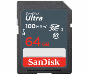 Paměťová karta Sandisk Ultra 64 GB SDXC Memory Card 100 MB/s