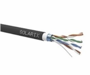 Solarix instalační kabel CAT5E FTP PVC+PE Fca dvojitý plá...