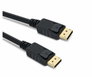 Kabel DisplayPort 1.4 přípojný kabel M/M zlacené konektor...