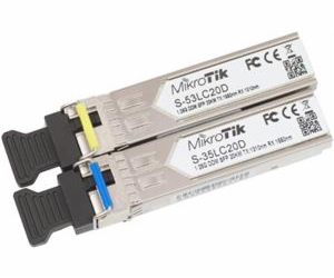 MikroTik SFP (miniGBIC) modul S-35/53LC20D, SM, 20km, 1.25G