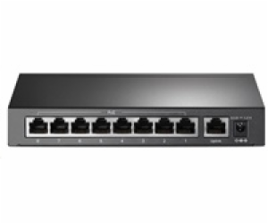 Switch TP-Link TL-SF1009P 9x LAN, 4x PoE+, 67W, kov