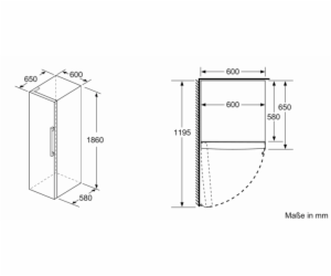Bosch KSV36VBEP Serie | 4, chladnička