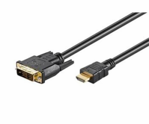 Kabel propojovací DVI-A(M) - MD15HD, 3m, černý