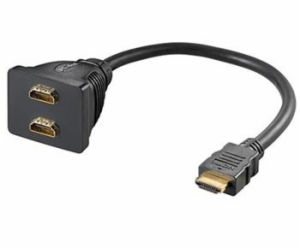 Goobay 68784 Redukce HDMI A (M) -> 2x HDMI A (F)