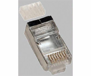 Konektor RJ45 FTP 8p8c, Cat 6, drát, skládaný