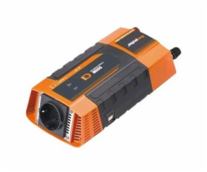 Napěťový měnič Carspa PID600-12, 12V/230V+2xUSB 600W, mod...