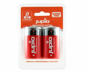 Baterie Jupio D 10000mAh (velké monočlánky) 2ks, dobíjecí