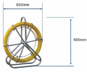 Protahovací pero sklolaminátové ve stojanu 6mm - 100m