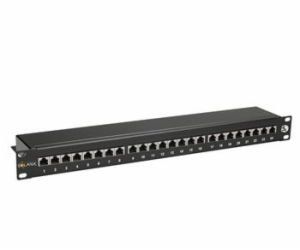 Patch panel Solarix SX24-5E-STP-BK-N 24 x RJ45 CAT5E STP ...