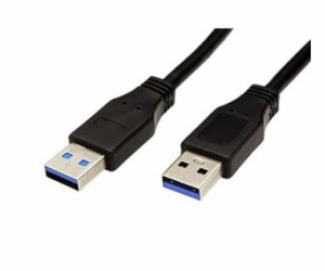 Kabel USB3.0 A(M) - USB3.0 A(M) SuperSpeed 5Gbps 1 m, černý