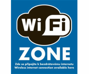 Samolepka Wi-Fi zone 