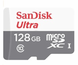 Sandisk MicroSDXC karta 128GB Ultra (100MB/s, Class 10 UH...