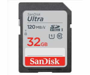 Paměťová karta Sandisk Ultra 32 GB SDHC Memory Card 120 MB/s