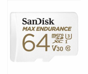 SanDisk MAX ENDURANCE microSDXC 64GB + adaptér