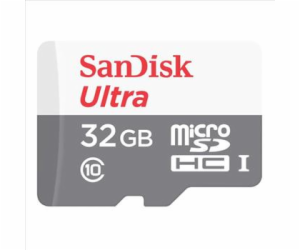 SanDisk MicroSDHC karta 32GB Ultra (100MB/s, Class 10, An...