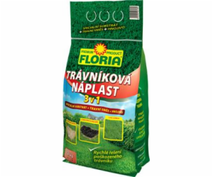 Hnojivo Agro  Floria Trávníková náplast 3 v 1 1kg