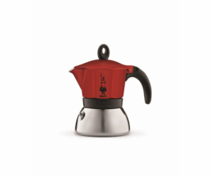 Bialetti Moka Induction Červená 6 šálků 