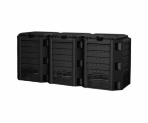 Kompostér Prosperplast COMPOGREEN 3x400 l černý