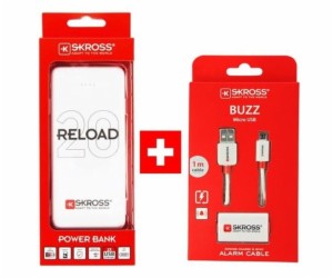 SKROSS promo powerbank Reload 20 + USB Car Charger zdarma