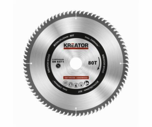 Pilový kotouč Kreator KRT020426 na dřevo 250mm, 80T