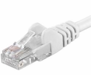 PREMIUMCORD Patch kabel UTP RJ45-RJ45 CAT5e 10m bílá