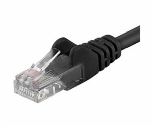 PREMIUMCORD Patch kabel UTP RJ45-RJ45 CAT5e 7m černá