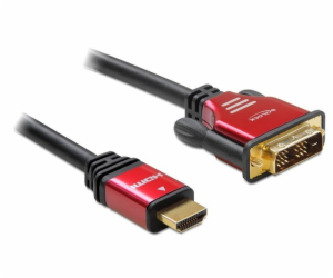 DeLOCK adaptér HDMI A (samec) > DVI (samec)