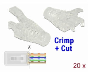 DeLOCK ochrana proti zalomení pro konektory RJ45 Crimp+Cut