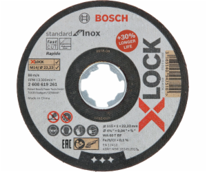 Bosch X-LOCK rezny kotouc 115x1,0 Std f INOX ger.