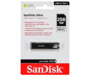 SanDisk Ultra USB typ C 256GB Read 150 MB/s   SDCZ460-256...