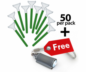 Visible Dust MXD100 Green 1.0x Vswabs bulk 50 pcs.