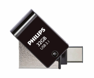 Philips 2 in 1 OTG          32GB USB 3.1 + USB C Midnight...