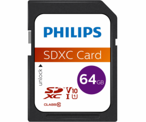 Philips SDXC Card           64GB Class 10 UHS-I U1